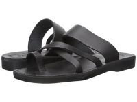 Latest Jerusalem Sandals Toe Ring Sandals for Men - The Good Shepherd - Black Sale Online